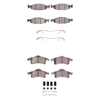 R1 Concepts® - Ceramic Front and Rear Brake Pad Set
