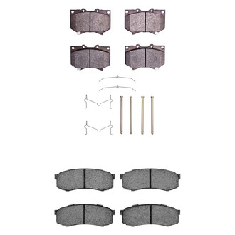 R1 Concepts® - Ceramic Front and Rear Brake Pad Set