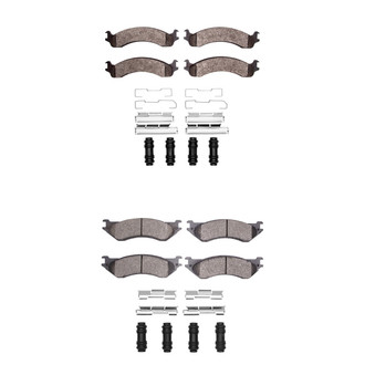 R1 Concepts® - Ceramic Front and Rear Brake Pad Set