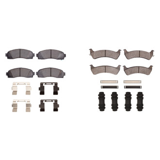 R1 Concepts® - Ceramic Front and Rear Brake Pad Set