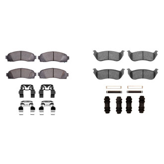 R1 Concepts® - Ceramic Front and Rear Brake Pad Set