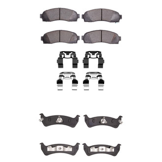 R1 Concepts® - Ceramic Front and Rear Brake Pad Set