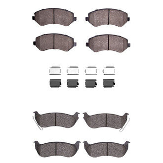 R1 Concepts® - Ceramic Front and Rear Brake Pad Set