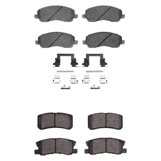 R1 Concepts® - Ceramic Front and Rear Brake Pad Set
