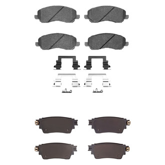 R1 Concepts® - Ceramic Front and Rear Brake Pad Set