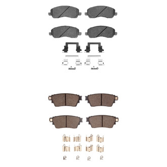 R1 Concepts® - Ceramic Front and Rear Brake Pad Set