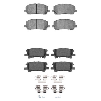 R1 Concepts® - Ceramic Front and Rear Brake Pad Set