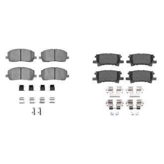R1 Concepts® - Ceramic Front and Rear Brake Pad Set