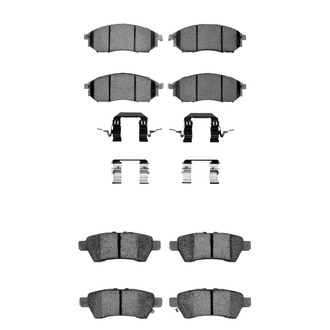 R1 Concepts® - Ceramic Front and Rear Brake Pad Set