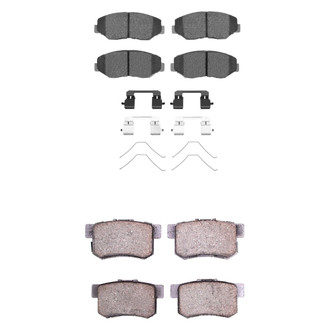 R1 Concepts® - Ceramic Front and Rear Brake Pad Set