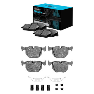 R1 Concepts® - Ceramic Front and Rear Brake Pad Set