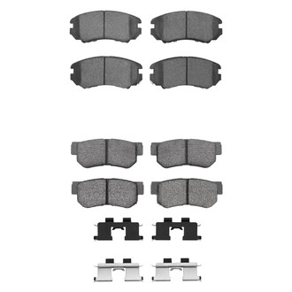 R1 Concepts® - Ceramic Front and Rear Brake Pad Set