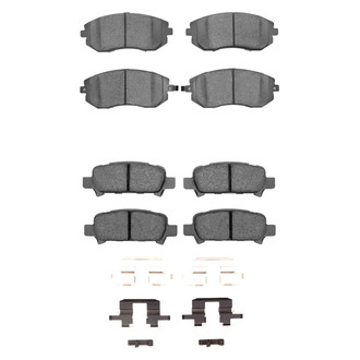 R1 Concepts® - Ceramic Front and Rear Brake Pad Set