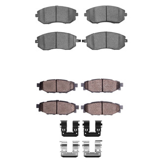 R1 Concepts® - Ceramic Front and Rear Brake Pad Set