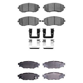 R1 Concepts® - Ceramic Front and Rear Brake Pad Set