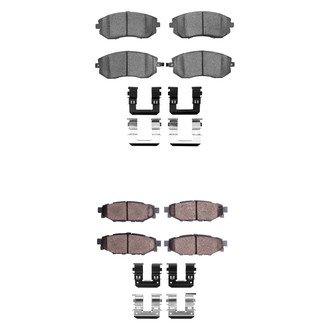 R1 Concepts® - Ceramic Front and Rear Brake Pad Set