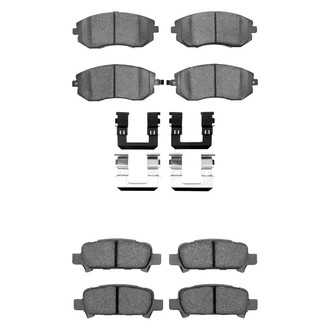 R1 Concepts® - Ceramic Front and Rear Brake Pad Set