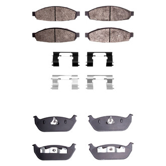R1 Concepts® - Ceramic Front and Rear Brake Pad Set
