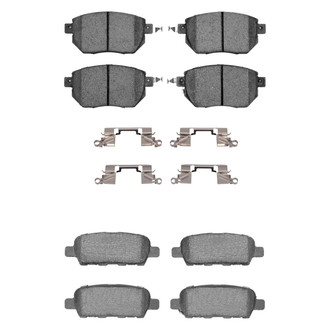R1 Concepts® - Ceramic Front and Rear Brake Pad Set