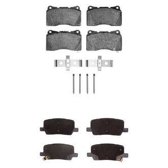 R1 Concepts® - Ceramic Front and Rear Brake Pad Set