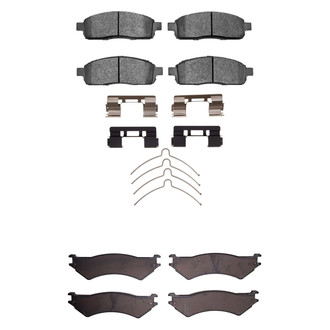 R1 Concepts® - Ceramic Front and Rear Brake Pad Set