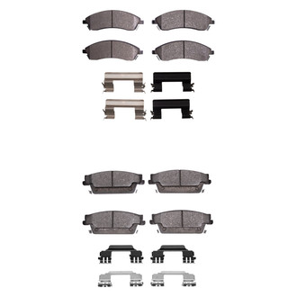 R1 Concepts® - Ceramic Front and Rear Brake Pad Set