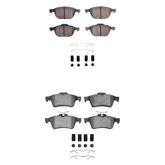 R1 Concepts® - Ceramic Front and Rear Brake Pad Set