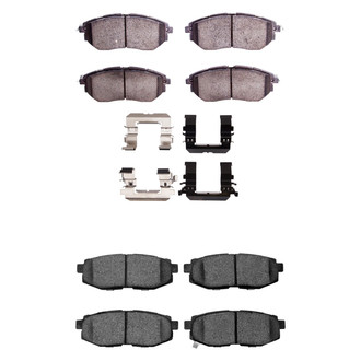 R1 Concepts® - Ceramic Front and Rear Brake Pad Set