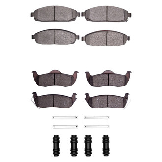 R1 Concepts® - Ceramic Front and Rear Brake Pad Set