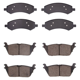 R1 Concepts® - Ceramic Front and Rear Brake Pad Set