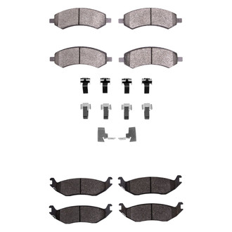 R1 Concepts® - Ceramic Front and Rear Brake Pad Set