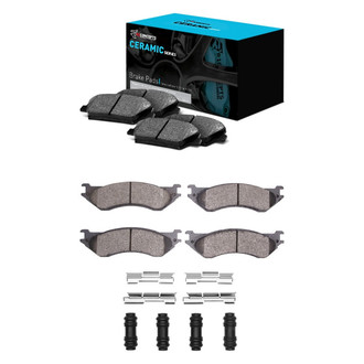 R1 Concepts® - Ceramic Front and Rear Brake Pad Set