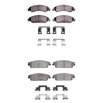 R1 Concepts® - Ceramic Front and Rear Brake Pad Set