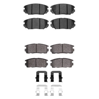 R1 Concepts® - Ceramic Front and Rear Brake Pad Set