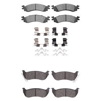 R1 Concepts® - Ceramic Front and Rear Brake Pad Set