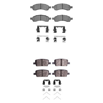R1 Concepts® - Ceramic Front and Rear Brake Pad Set