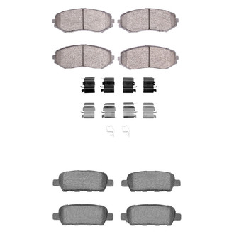 R1 Concepts® - Ceramic Front and Rear Brake Pad Set