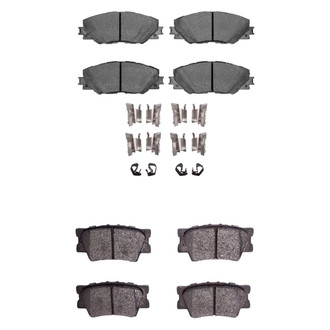 R1 Concepts® - Ceramic Front and Rear Brake Pad Set