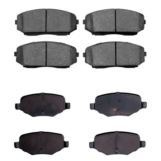 R1 Concepts® - Ceramic Front and Rear Brake Pad Set