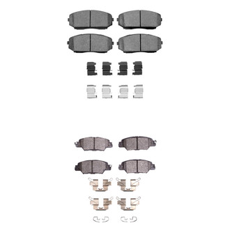 R1 Concepts® - Ceramic Front and Rear Brake Pad Set