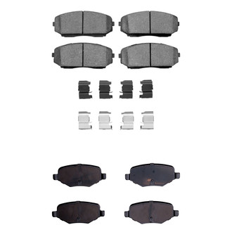 R1 Concepts® - Ceramic Front and Rear Brake Pad Set