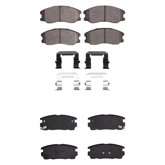 R1 Concepts® - Ceramic Front and Rear Brake Pad Set