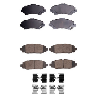R1 Concepts® - Ceramic Front and Rear Brake Pad Set
