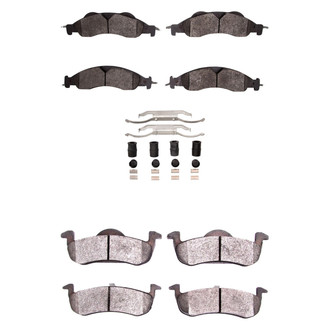 R1 Concepts® - Ceramic Front and Rear Brake Pad Set