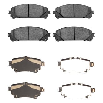 R1 Concepts® - Ceramic Front and Rear Brake Pad Set
