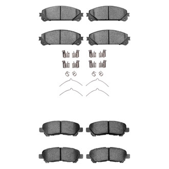 R1 Concepts® - Ceramic Front and Rear Brake Pad Set