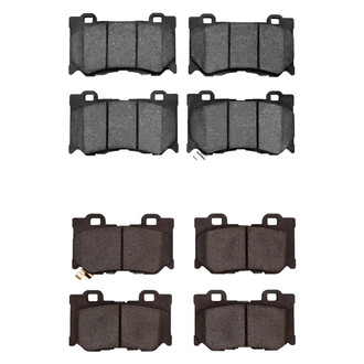 R1 Concepts® - Ceramic Front and Rear Brake Pad Set