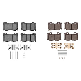 R1 Concepts® - Ceramic Front and Rear Brake Pad Set