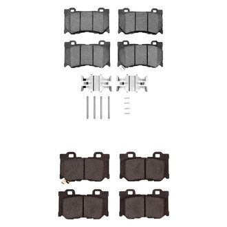 R1 Concepts® - Ceramic Front and Rear Brake Pad Set
