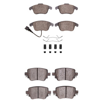 R1 Concepts® - Ceramic Front and Rear Brake Pad Set